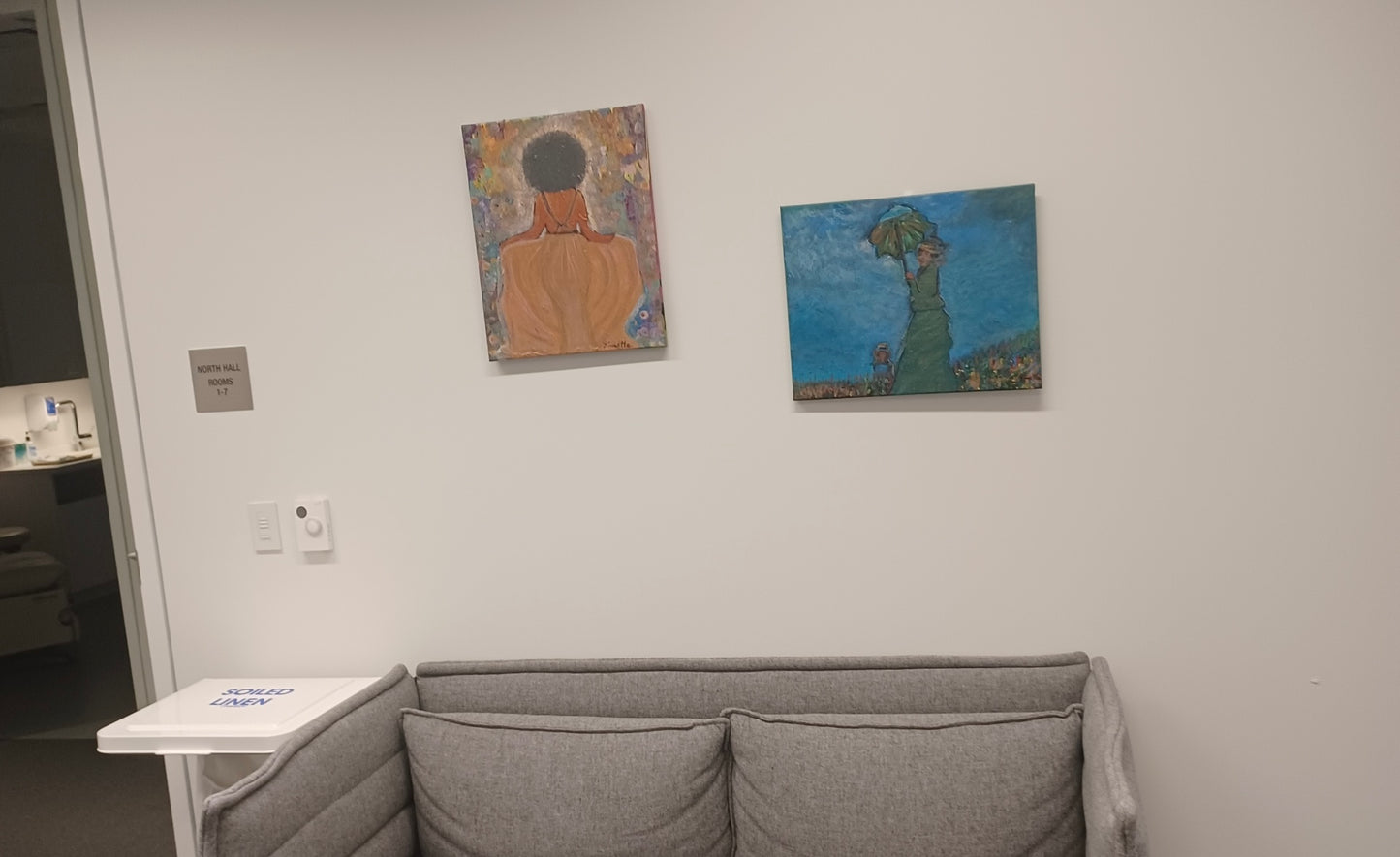 LADY WITH UMBRELLA PAINTING