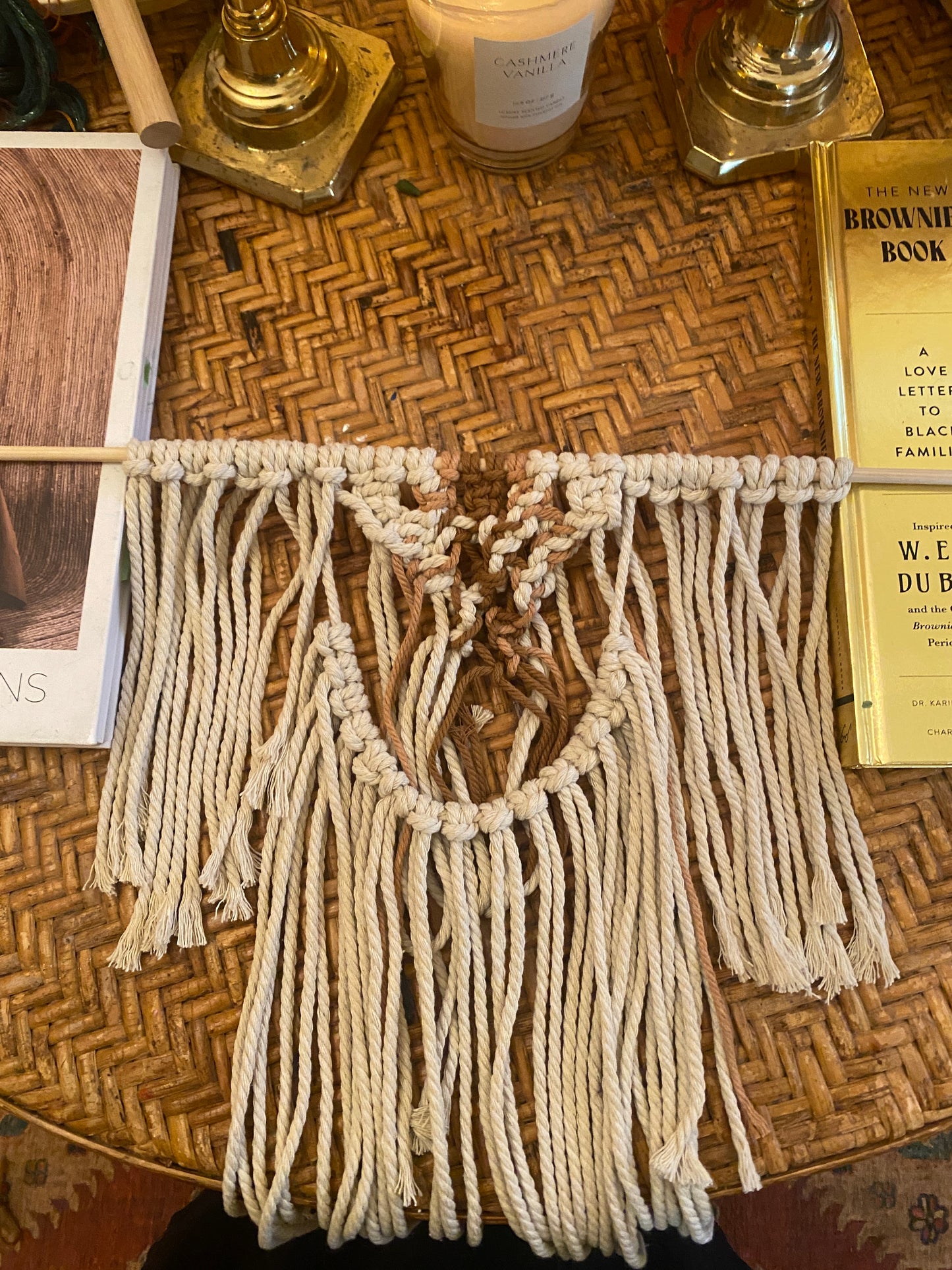 MACRAME - BROWN AND TAN