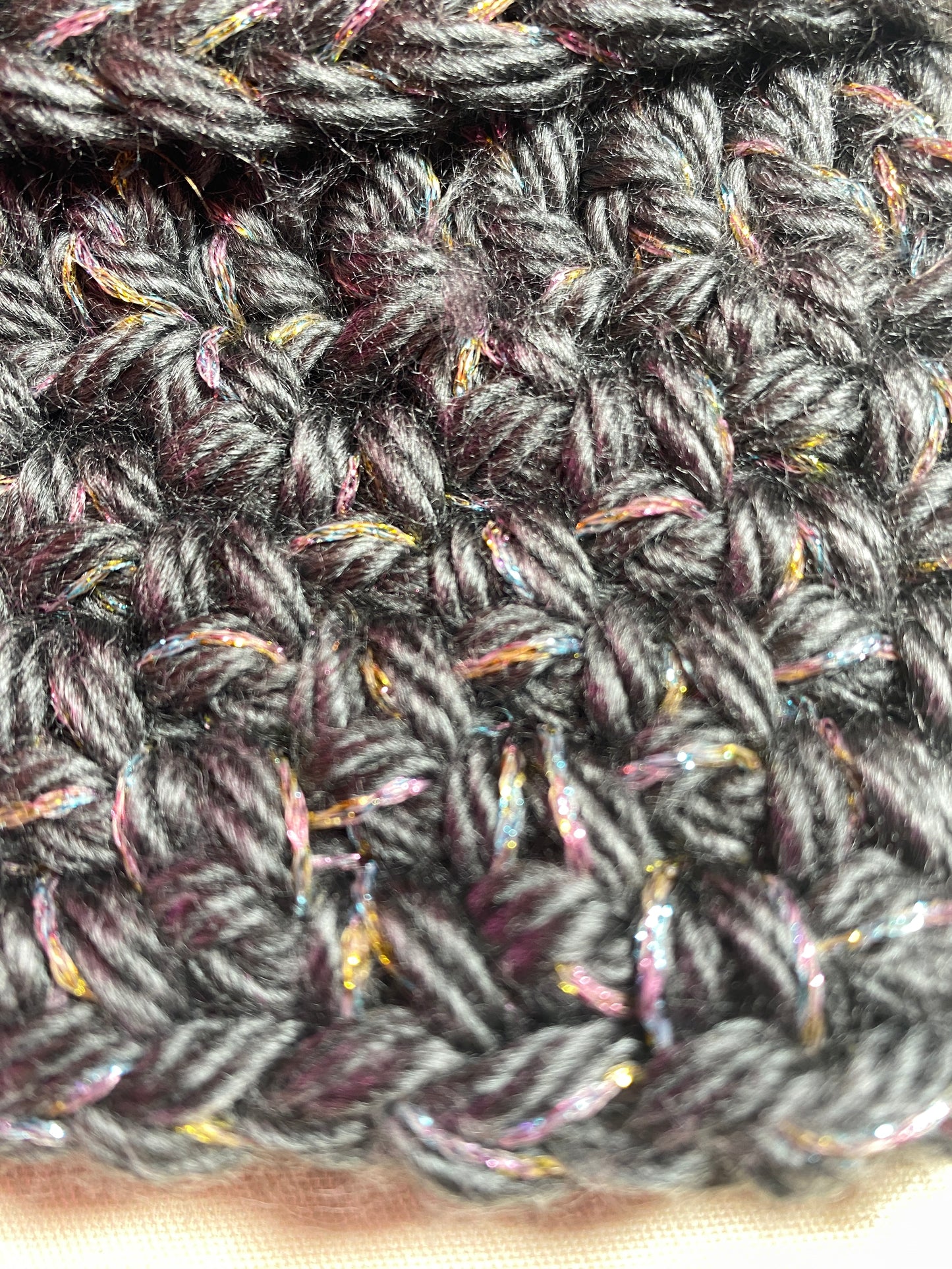 Grey & Sparkle Beanie - Small - Will Fit Child