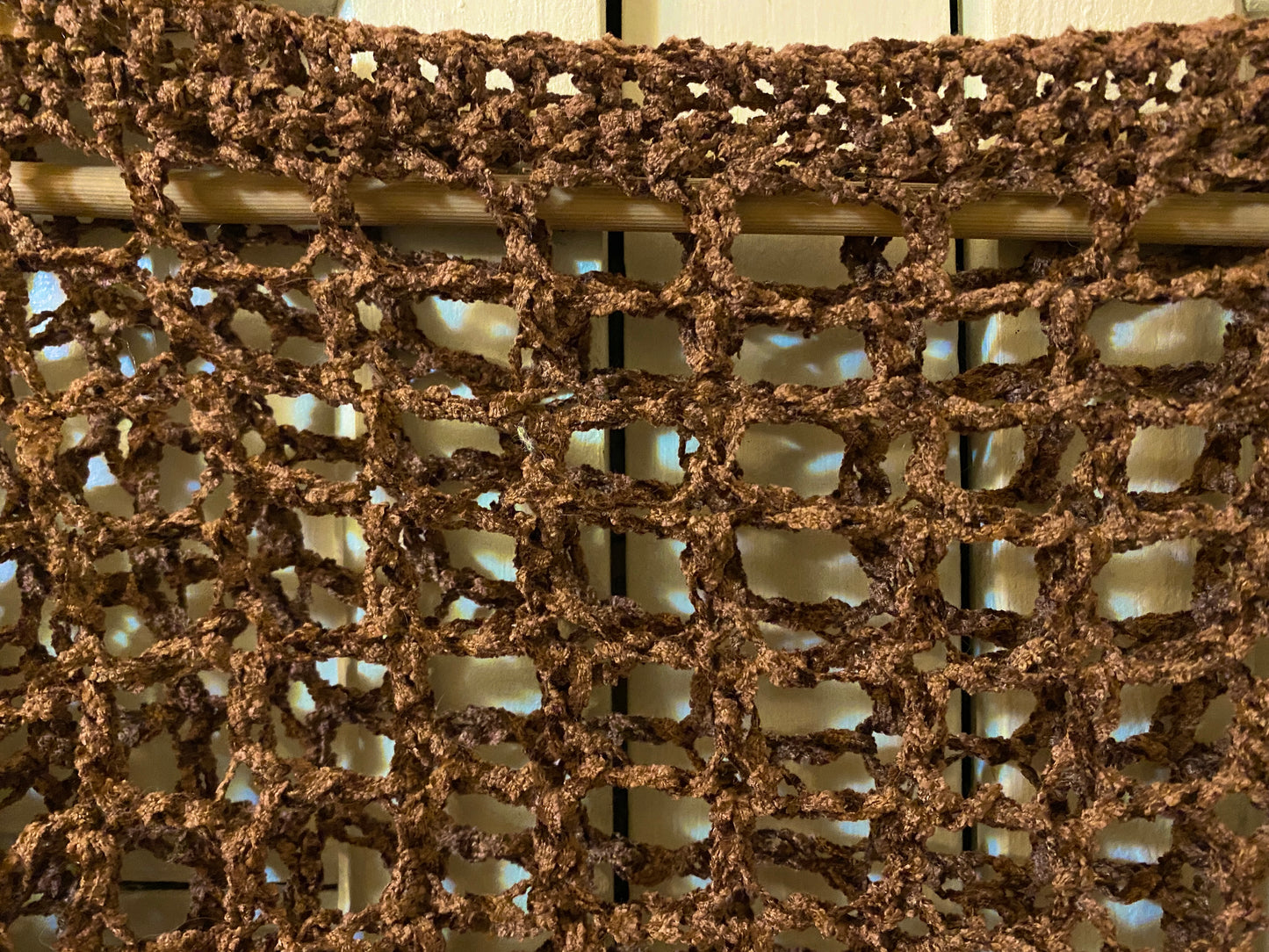 Shrug -Mesh Sweater - Beautiful Brown