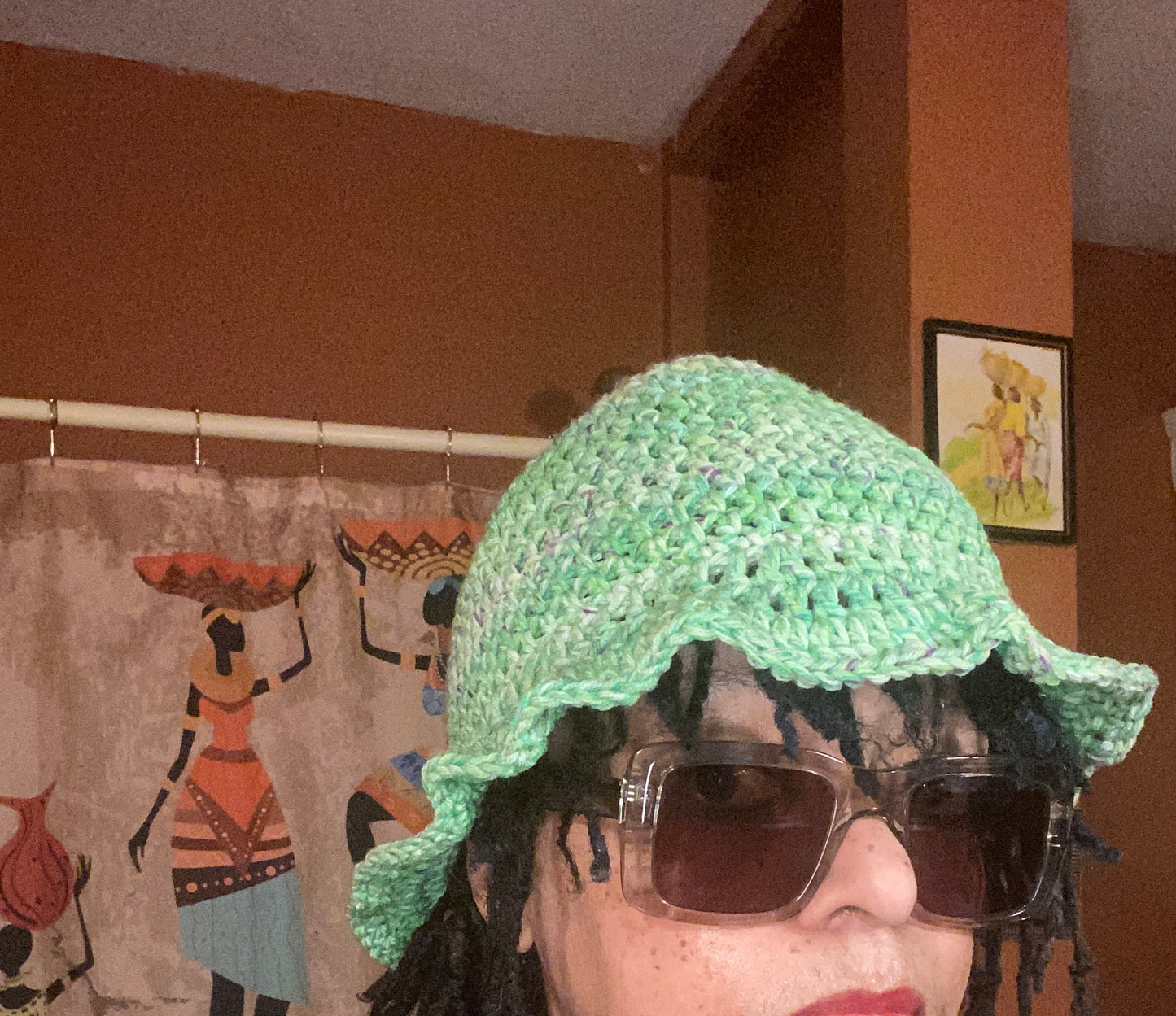 Bucket Hat - Light Green Varied Colors