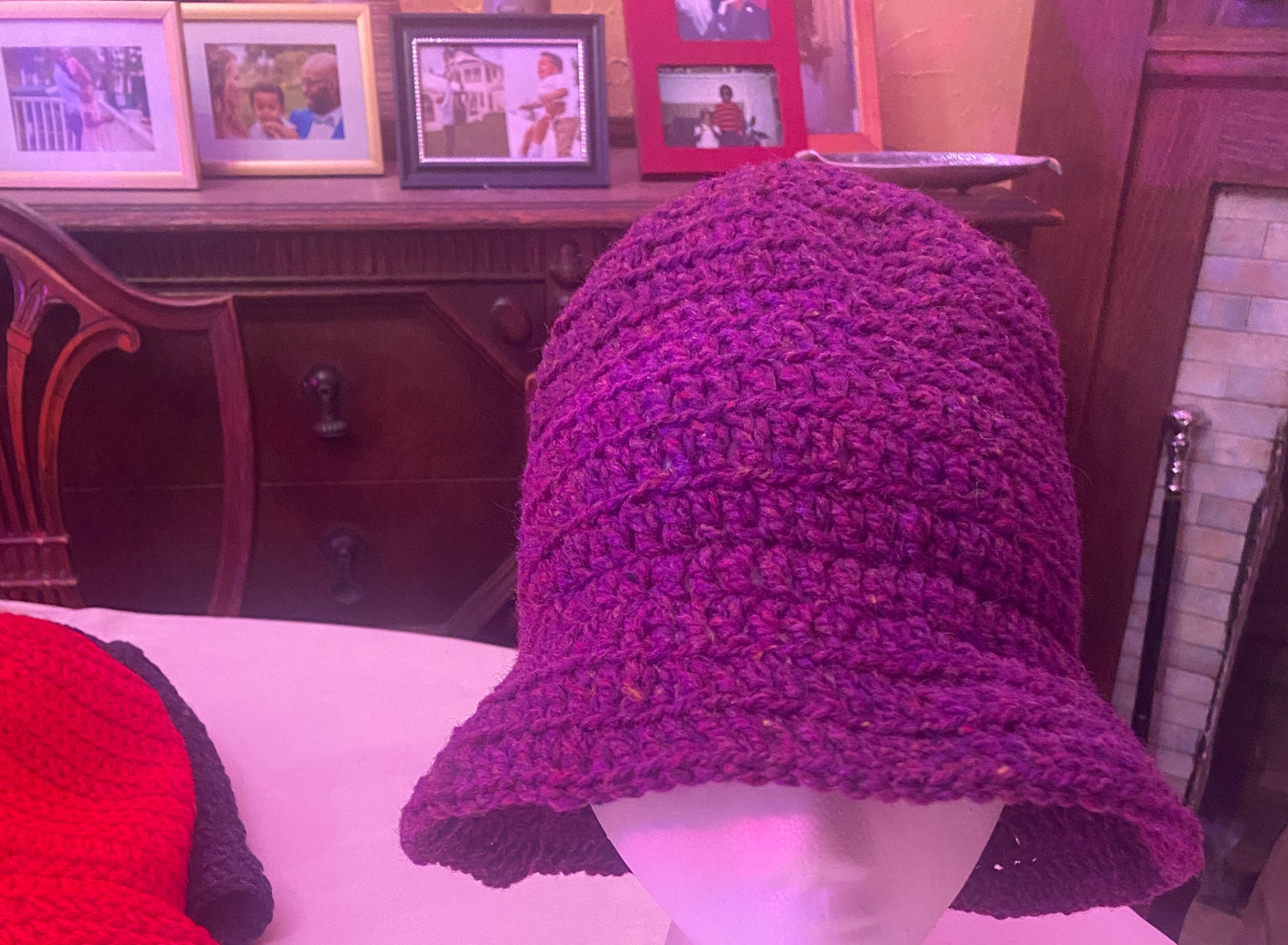 Bucket Hat - Purple -Wool