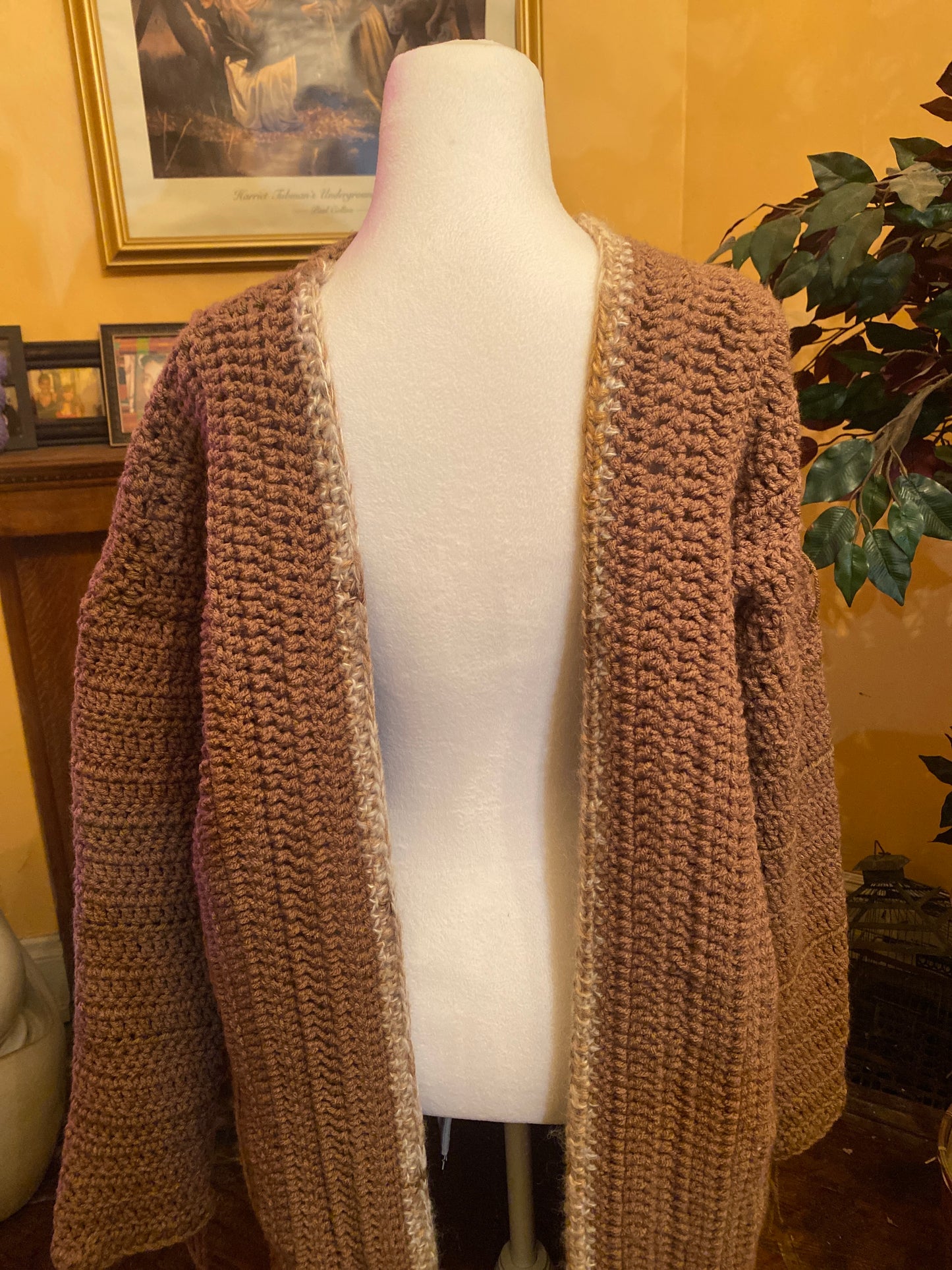 TAN BLANKET OF LOVE SWEATER
