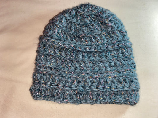 Blue with Sparkle Beanie - Small