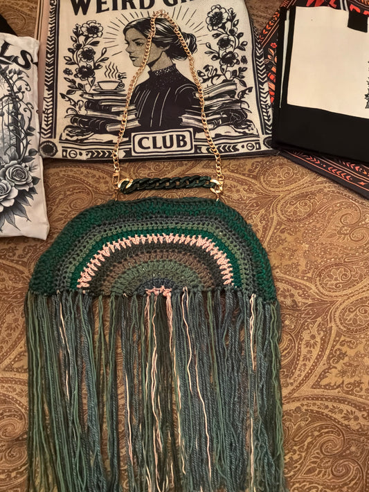 Taco Purse - Green and Pink