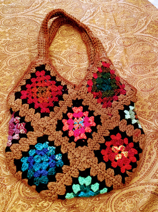 Granny Square Tote