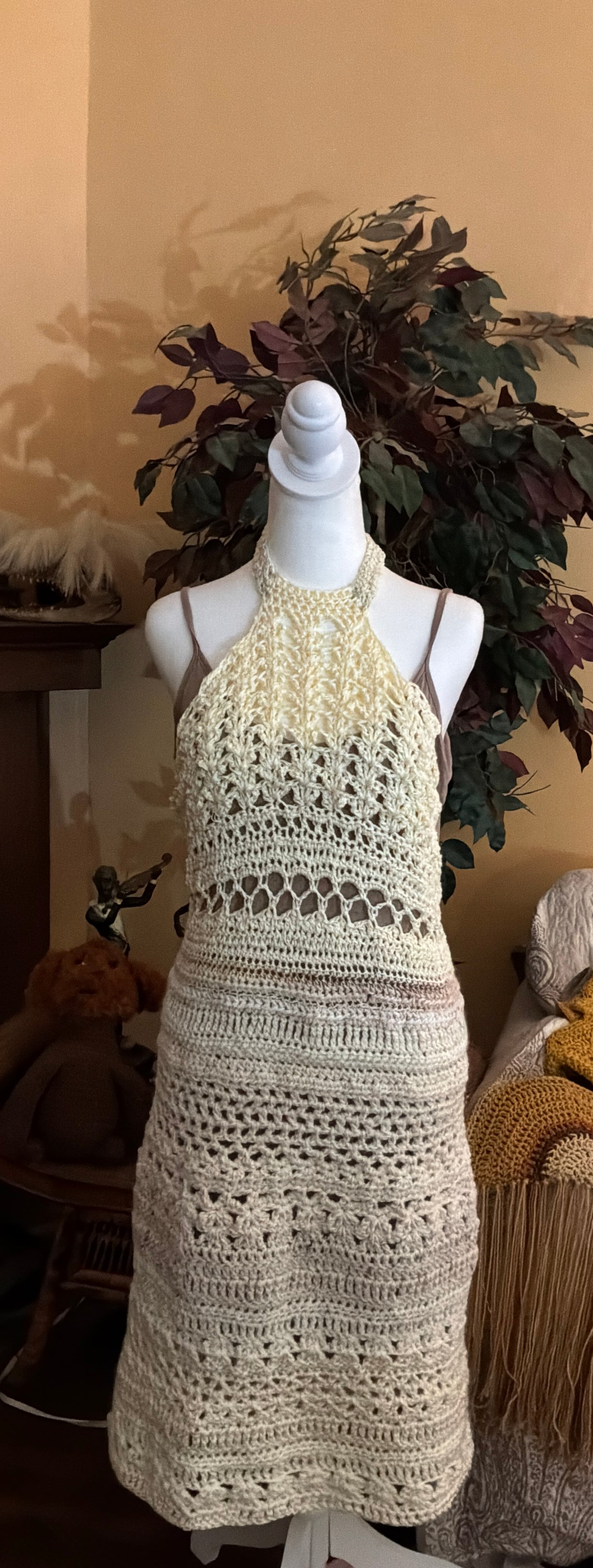 Crochet Halter Dress