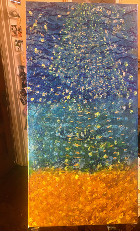 Painting - Sparkling water