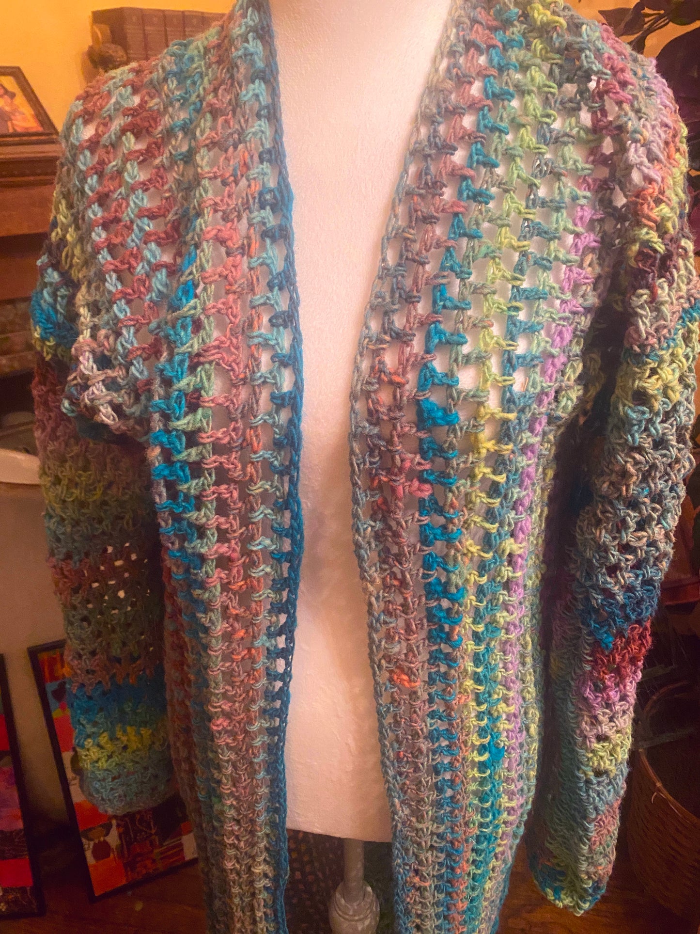 Multi colored blanket of love