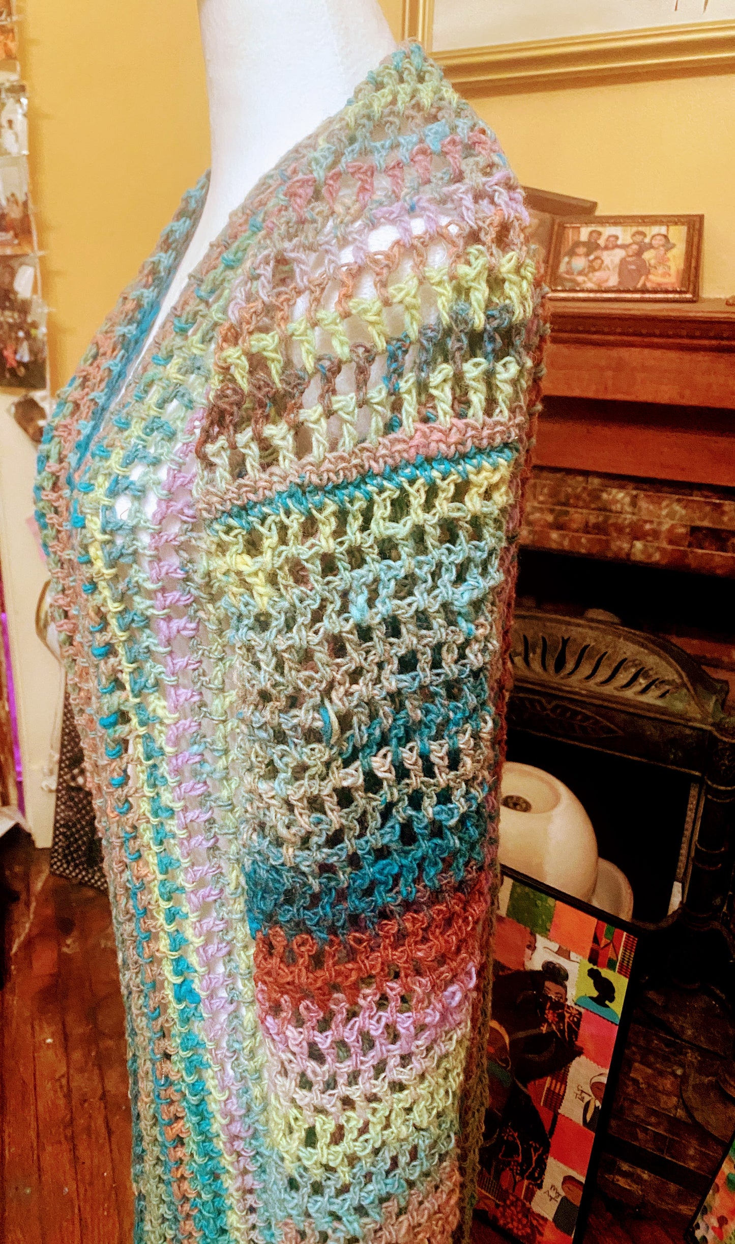 Multi colored blanket of love