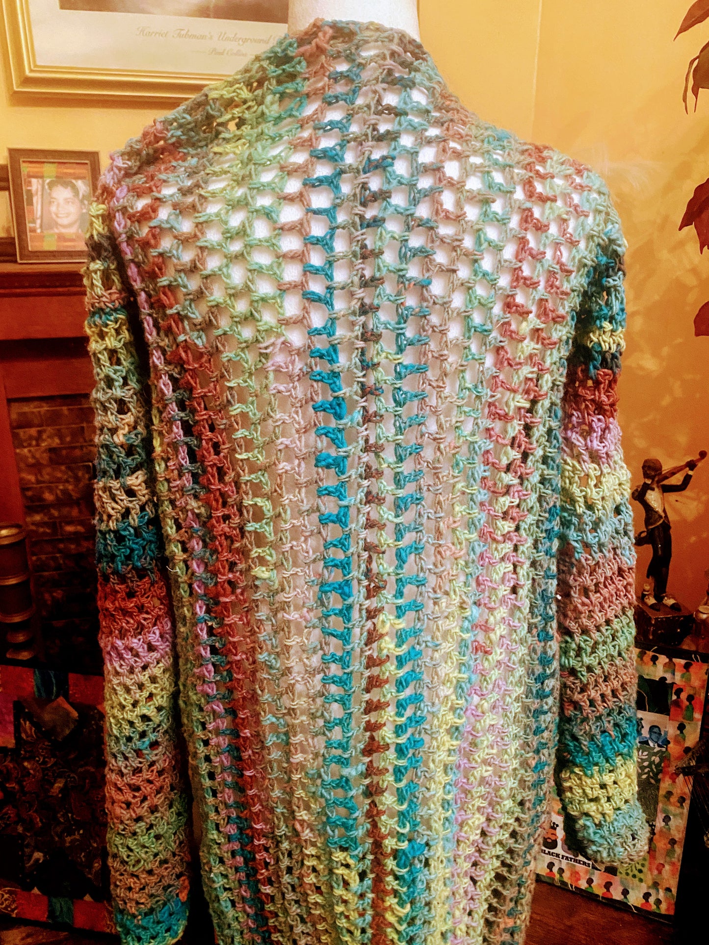 Multi colored blanket of love