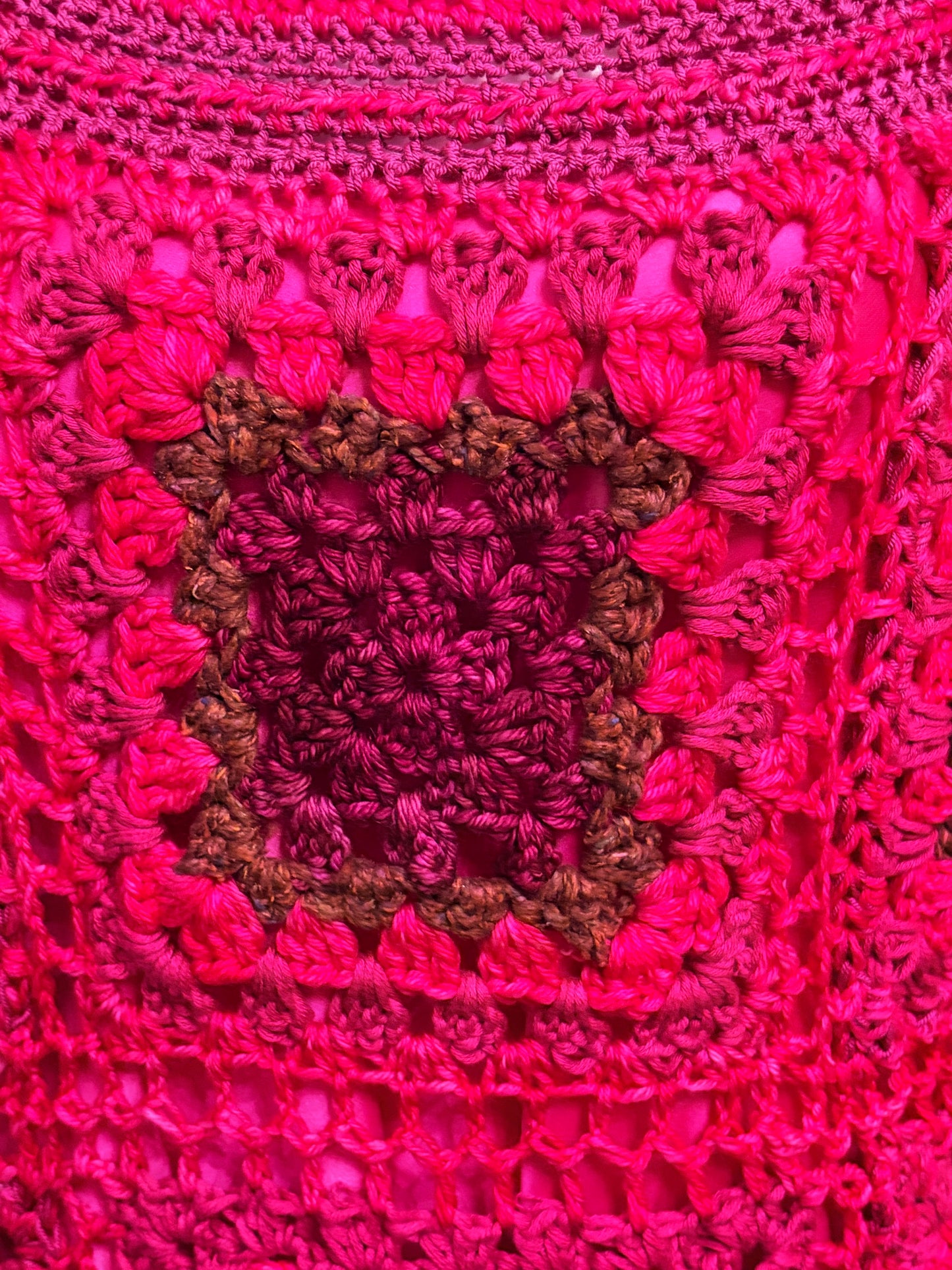 Magenta -Scarf with sleeves - shawl with sleeves